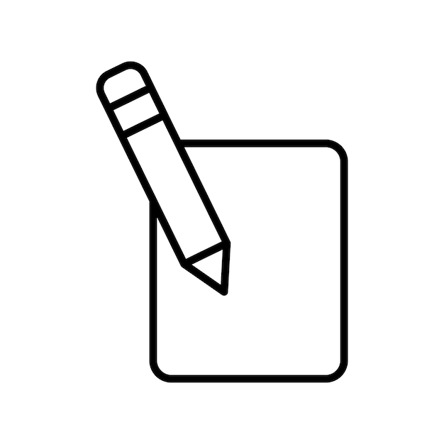 edit icon set edit document button draw notepad simple sign create new page or sheet vector symbol edit or create new registration icon