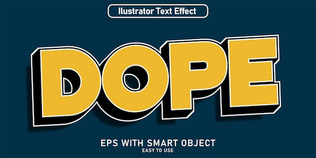 EDIT TABLE TEXT EFFECT DOPE