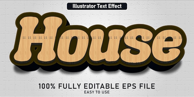 Edit table text effect huis