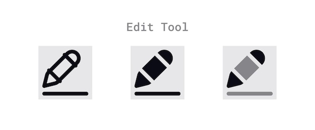 Edit Tool Icons Sheet