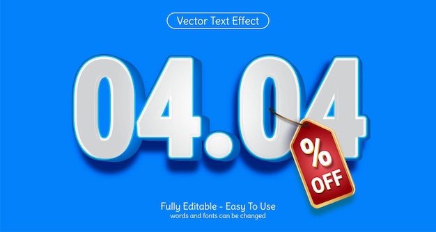 Editable 0404 with tag discount suitable for promotion banner