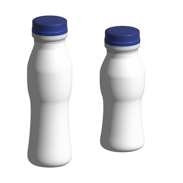 Set di vasi in plastica 3d modificabili