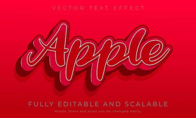 Editable 3D Retro Text Effect style