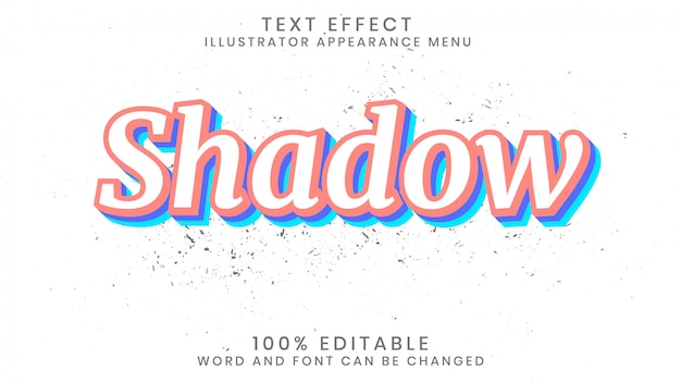 Editable 3D Text Effect Style Template