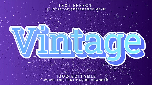 Editable 3D Text Effect Style Template