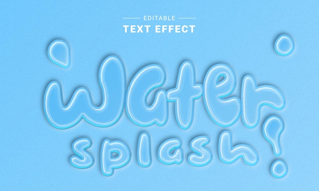 Editable 3D Text Effect Vector Graphic Style