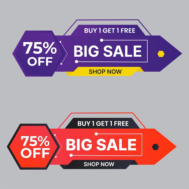 Editable big sale offer template vector. Mega sale, Super sale special online shopping