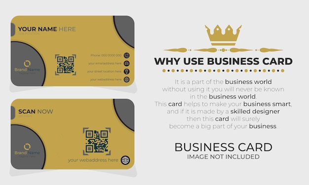 Editable Business card Design