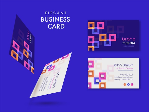 Editable business cards