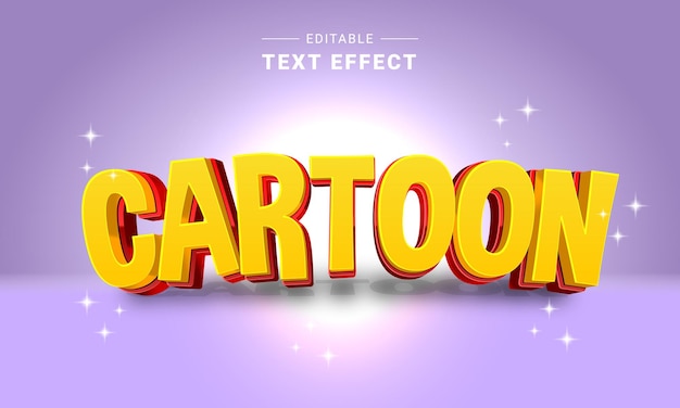 Editable Cartoon Text Effect