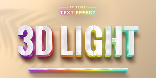 Editable Cinematic Glowing Text Effect