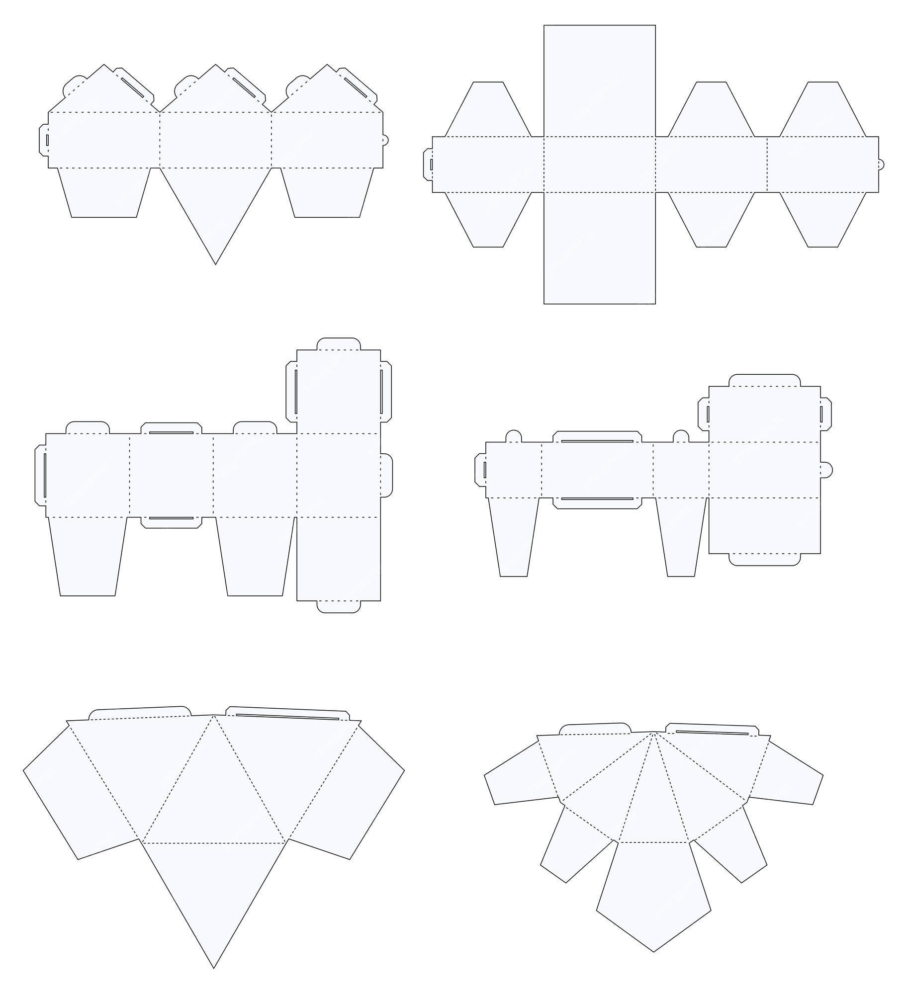 Folding a Cube Template 