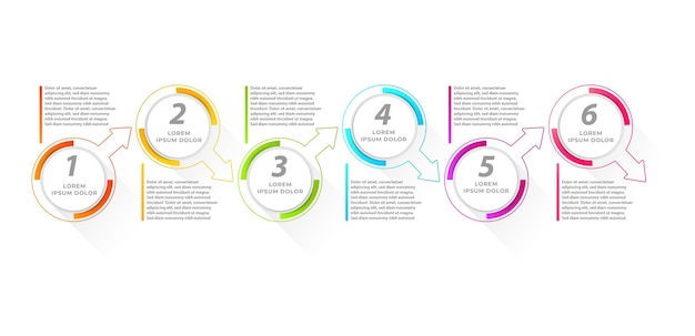 Timeline del grafico del grafico del modello dell'elemento di infographic modificabile e personalizzabile flusso di lavoro di presentazione