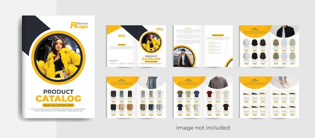 editable fashion product catalog design