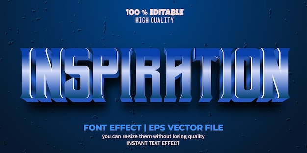 editable font effect inspiration text style