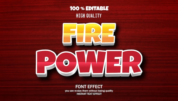 editable font effect