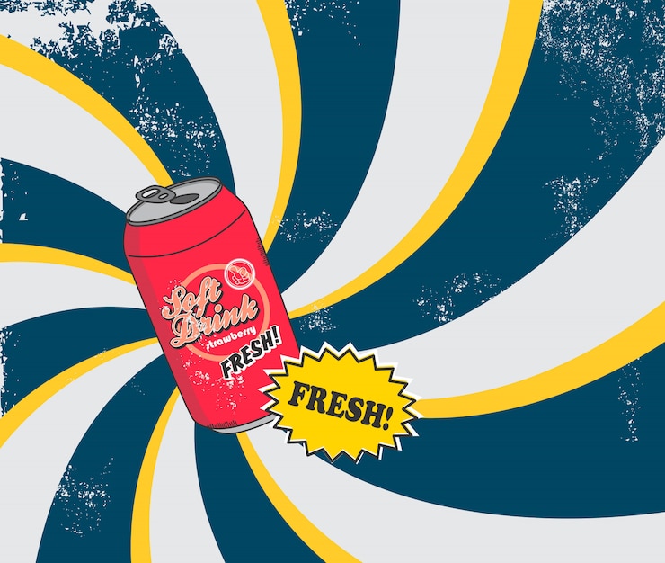 Vector editable food and drink 