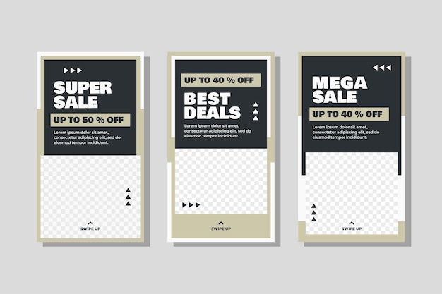editable modern social media story template