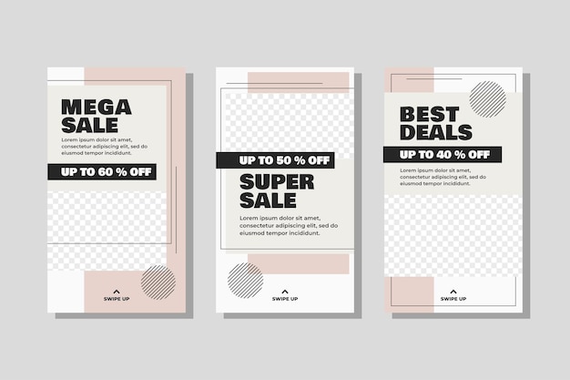 editable modern social media story template