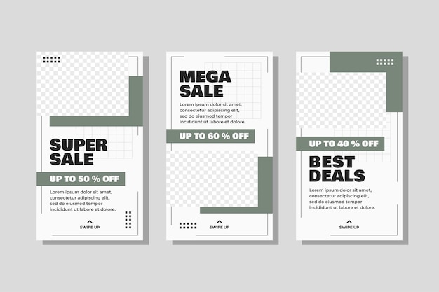 editable modern social media story template