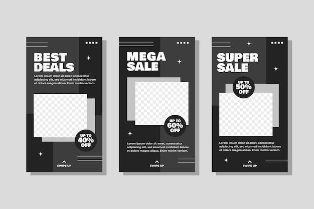 editable modern social media story template