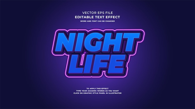 Premium Vector | Editable neon text effect suitable for poster headline ...