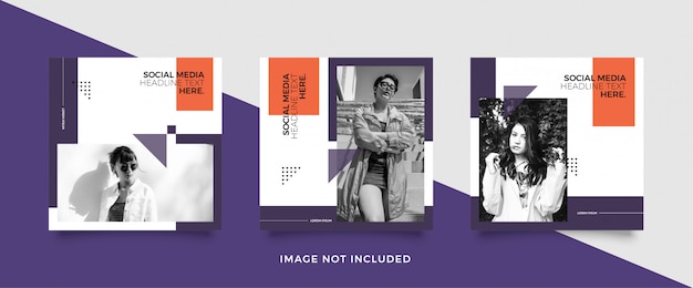 editable post template social media banners for digital marketing.