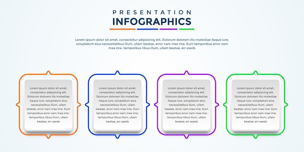 editable presentation infographic template eps file