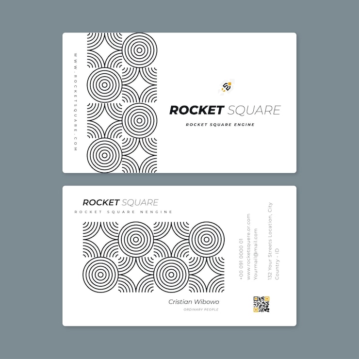 Vector editable, profesional business card with modern laoyout