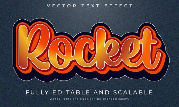 editable retro 3d vintage text effect