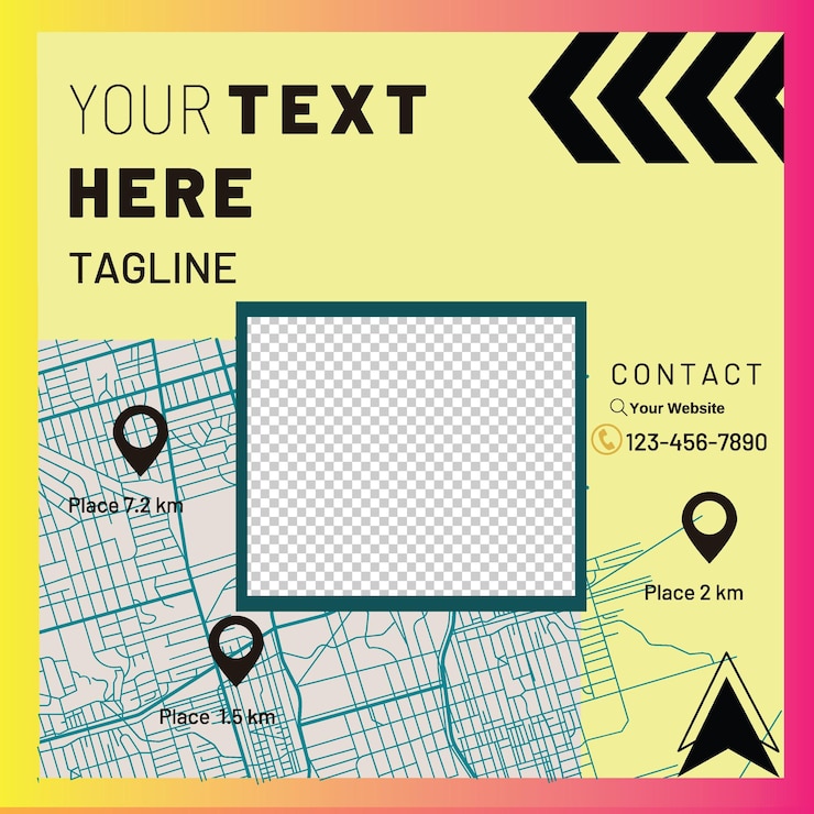 Vector editable square banner instagram post template design social media post facebook promotion web ad