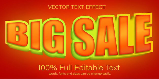 editable text big sale sale