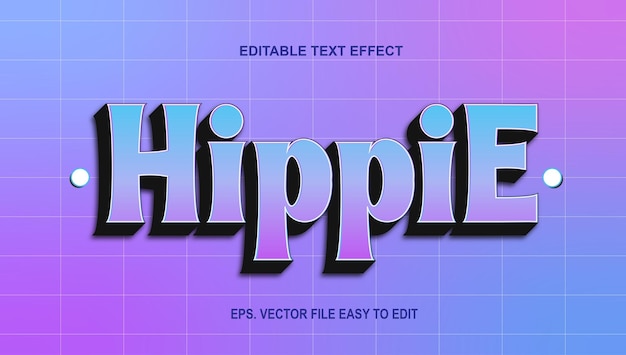 editable text effect 3d colorful