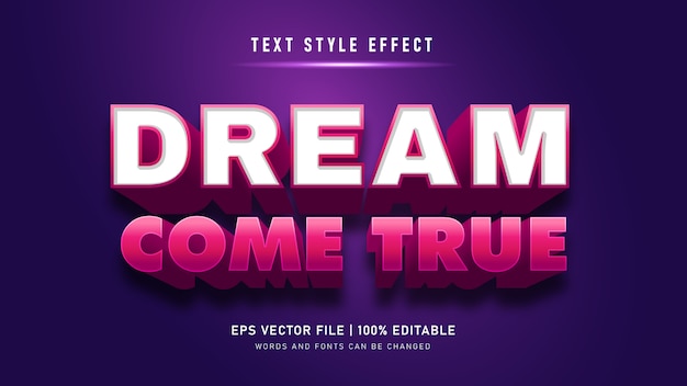 editable text effect 3d embossed style