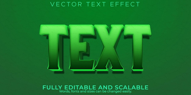 Editable text effect , 3d font style