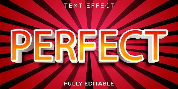 Vector editable text effect 3d text style effect design