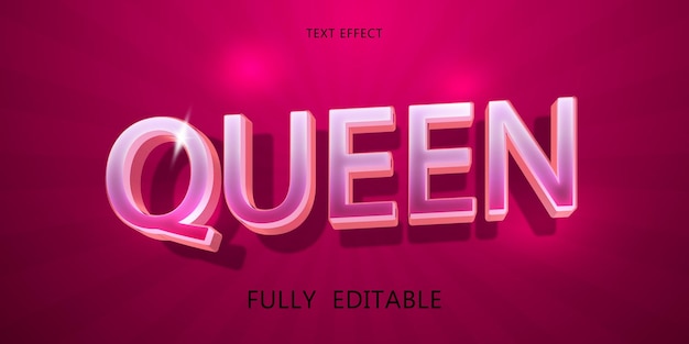 Vector editable text effect 3d text style effect design