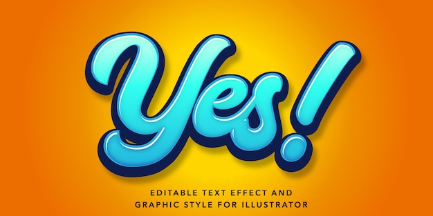 Vector editable text effect   blue emboss style