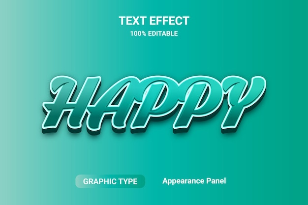 Editable text effect comic font style Word and font can be changed