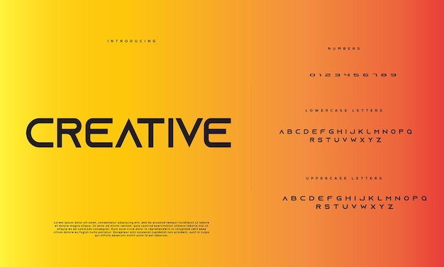 Editable text effect creative and minimal font style Free Vector