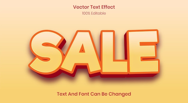 Vector editable text effect friday style