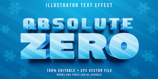 Editable text effect - frozen letters style