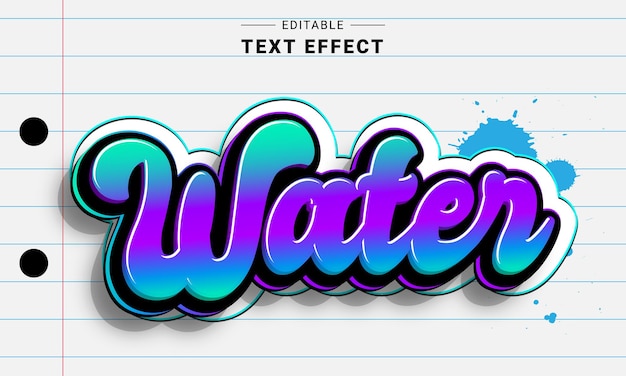 Editable text effect for illustrator