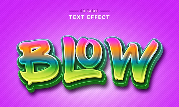 Vector editable text effect for illustrator