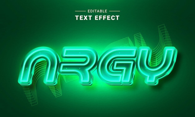 Editable Text Effect for illustrator