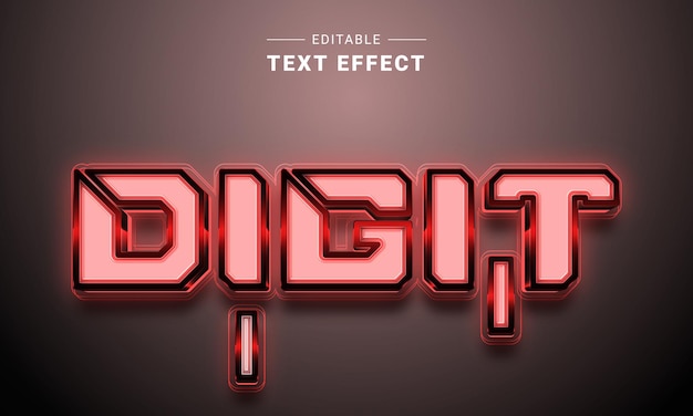 Editable Text Effect for illustrator