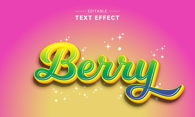 Editable Text Effect for illustrator