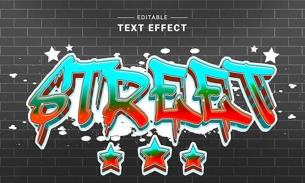 Editable text effect for illustrator