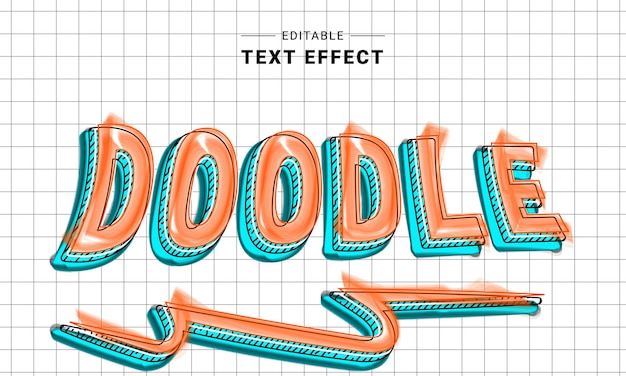 Vector editable text effect for illustrator