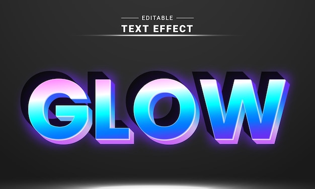 Vector editable text effect for illustrator